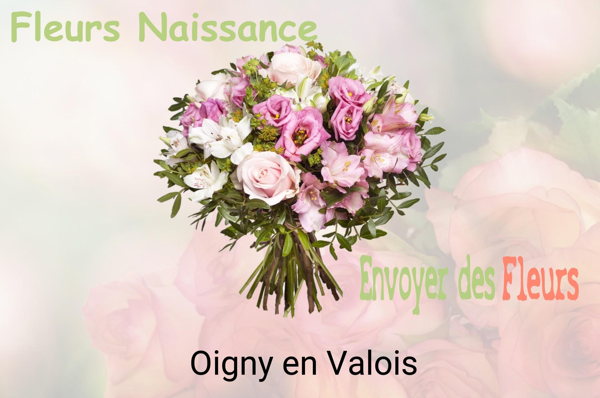 Bouquet de fleurs de naissance livré à Oigny-en-Valois